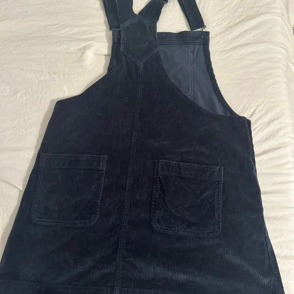Navy Corduroy Overalls - Picture 2 of 3